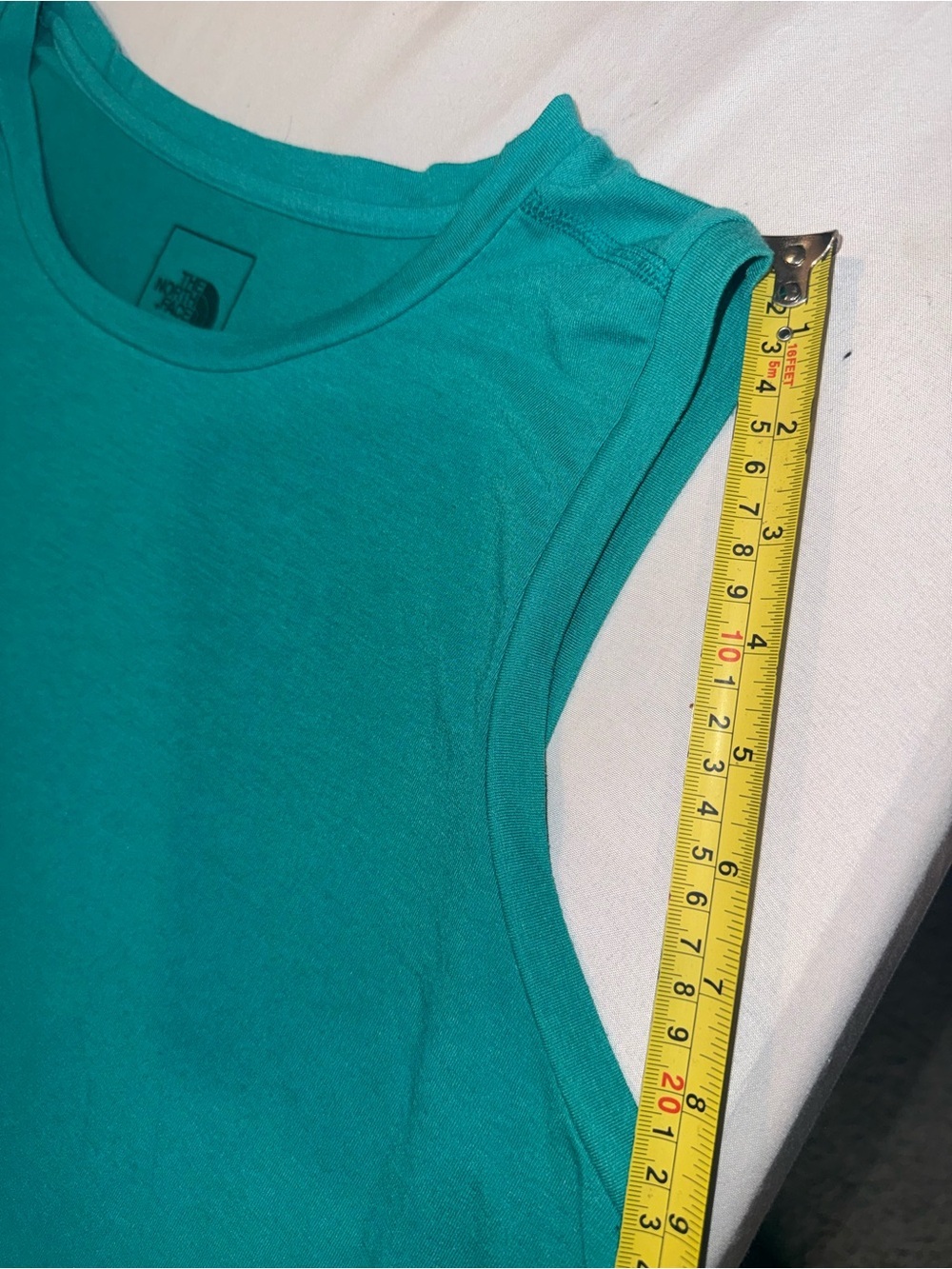 The North Face Women’s Logo Sleeveless Tank Top - Teal Size XXL - Picture 7 of 12